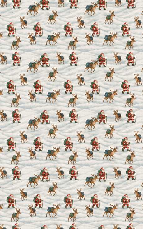 The Hiking Claus - London Penny Gift Wrap