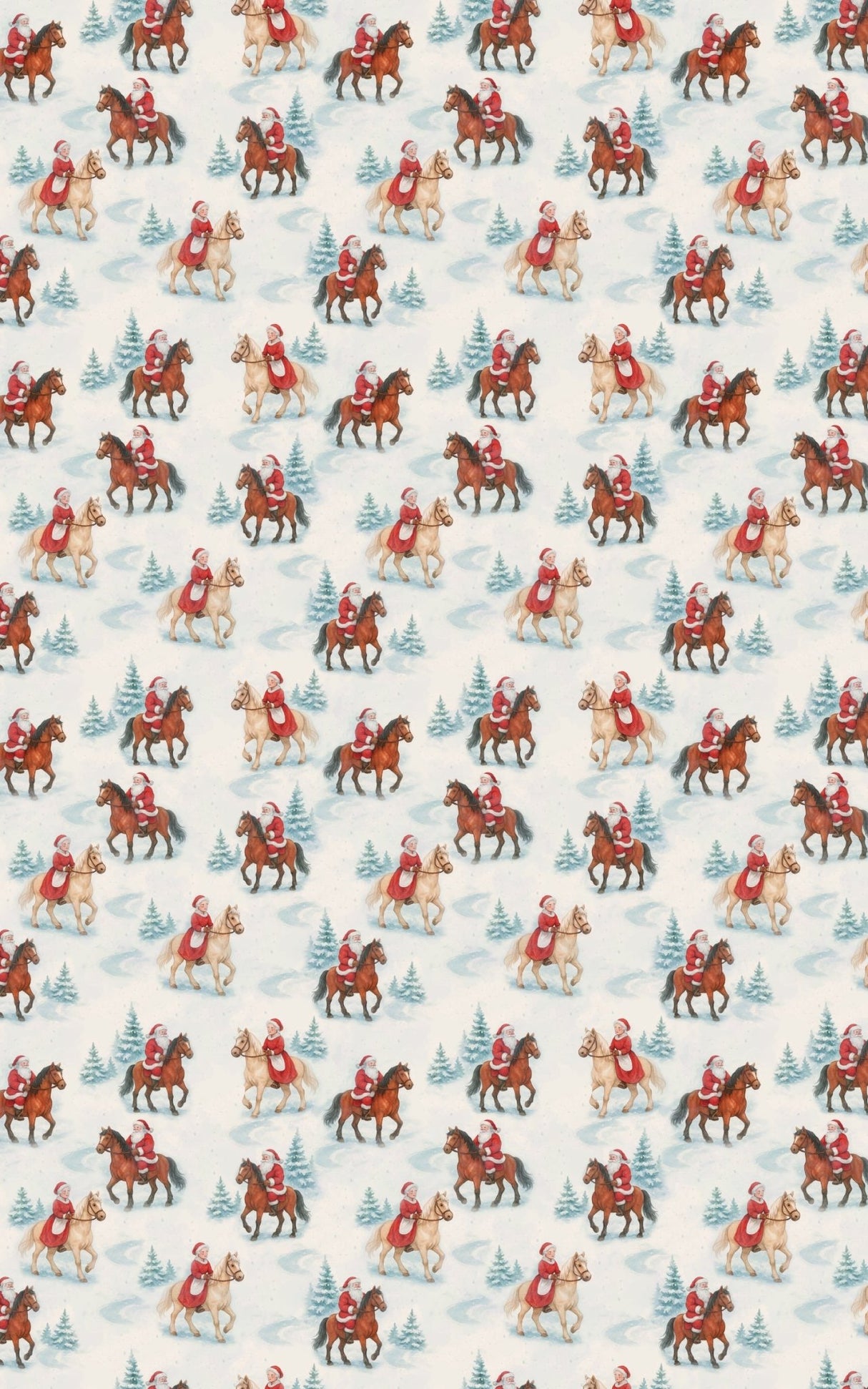 North Pole Rodeo - London Penny Gift Wrap
