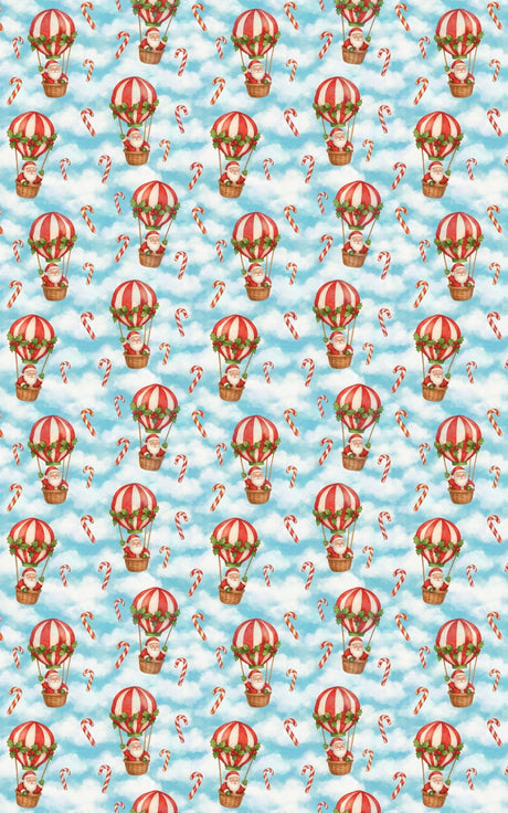 Holiday Balloon Ride - London Penny Gift Wrap