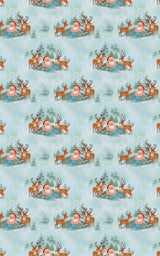Santa’s Spa Day - London Penny Gift Wrap