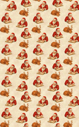 Dreaming Deer & Diary Claus - London Penny Gift Wrap