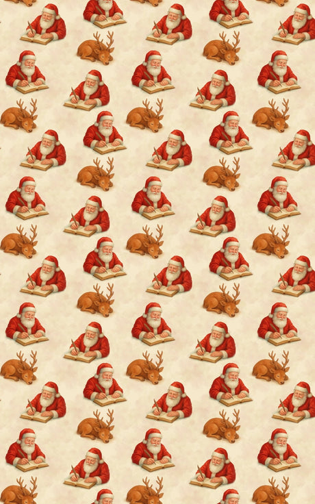 Dreaming Deer & Diary Claus - London Penny Gift Wrap
