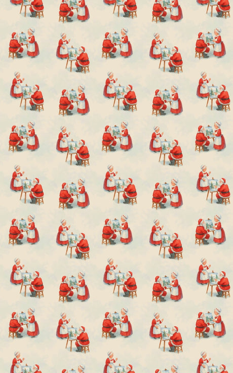 The Art of Christmas Cheer - London Penny Gift Wrap