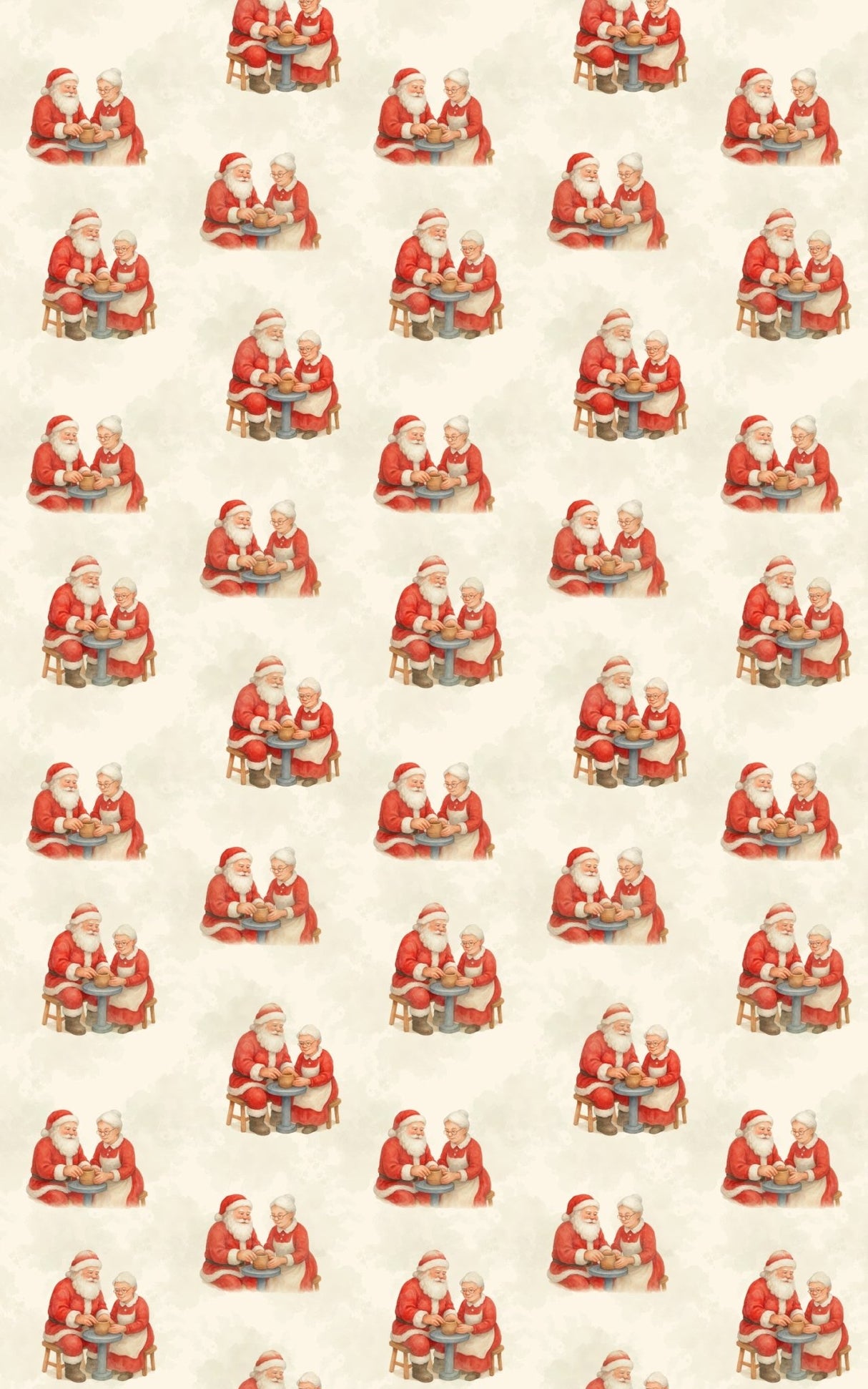 Claytime Christmas - London Penny Gift Wrap