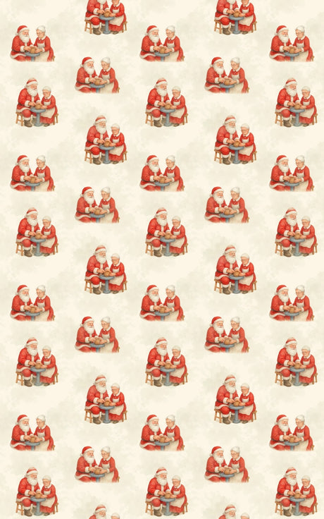 Claytime Christmas - London Penny Gift Wrap