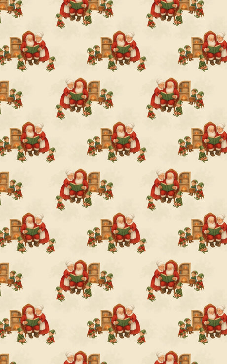 Elf Bedtime Stories - London Penny Gift Wrap