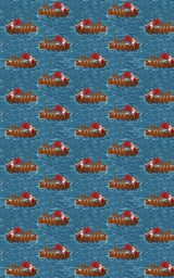 Santa’s Ocean Adventure - London Penny Gift Wrap