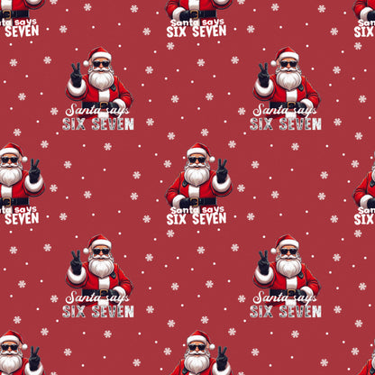 Santa Says 67 Sherpa Blanket