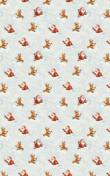 Santa vs. Reindeer: Snow Wars - London Penny Gift Wrap