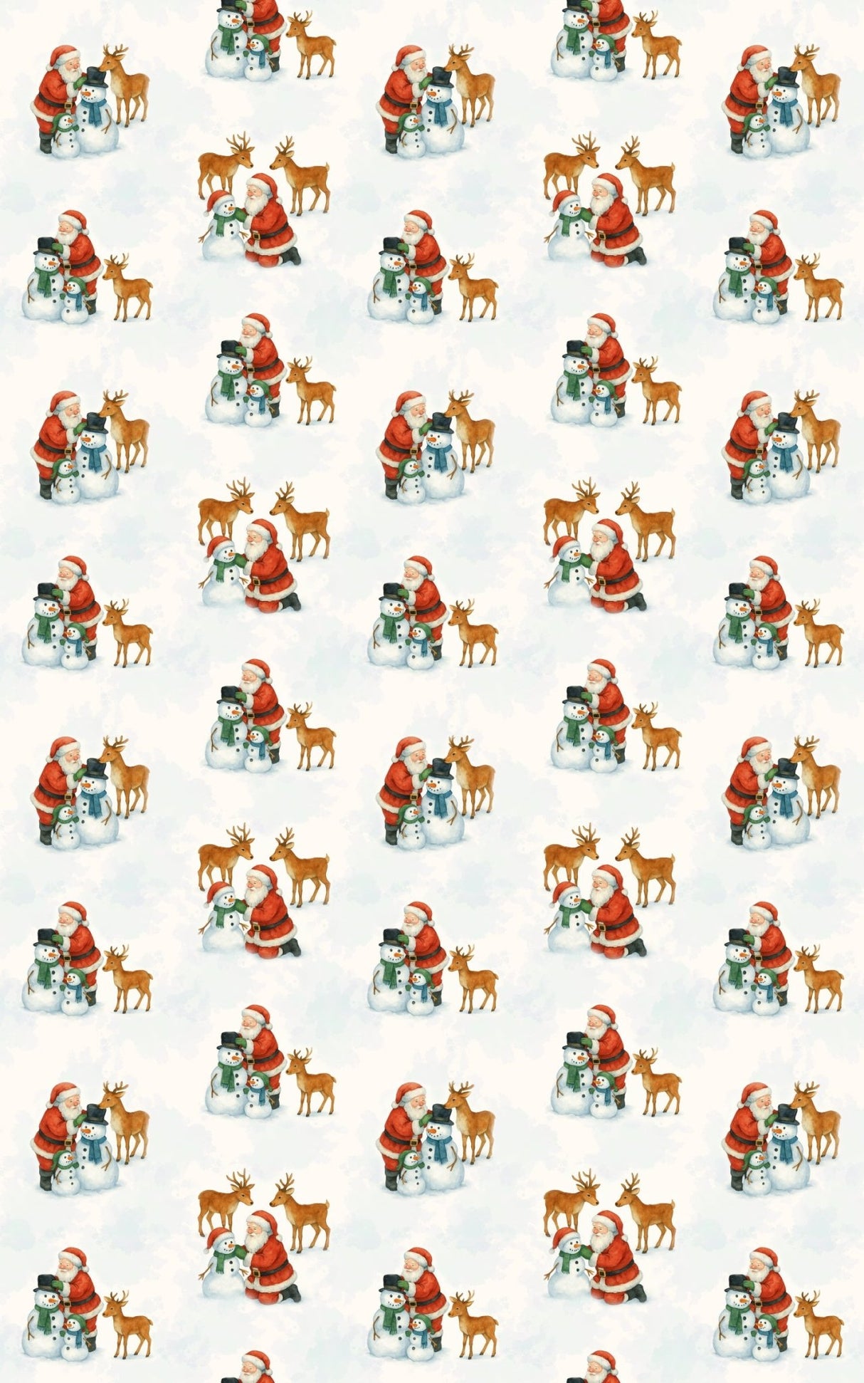 Flurries & Fun with Claus - London Penny Gift Wrap