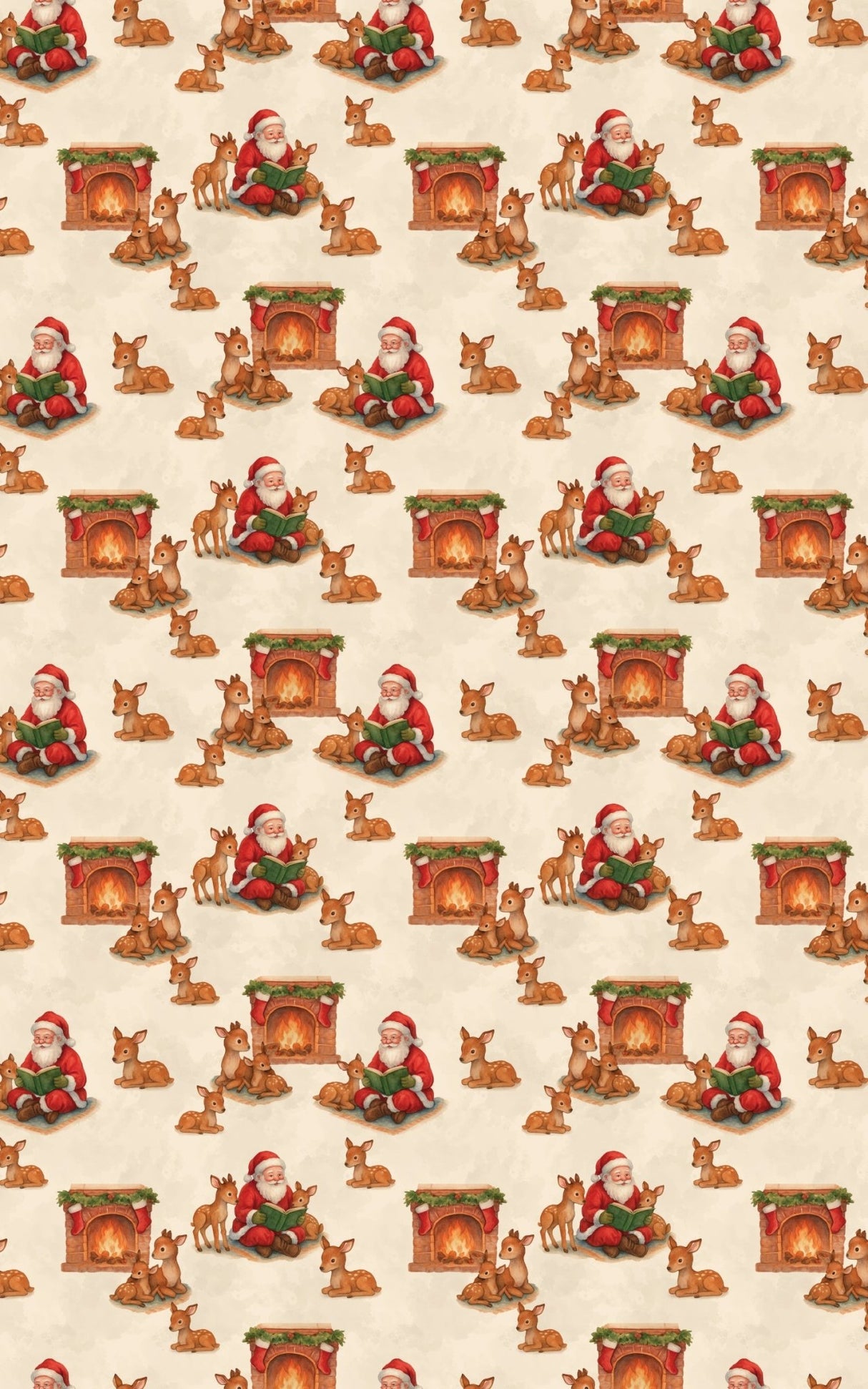 Santa’s Cozy Storytime - London Penny Gift Wrap