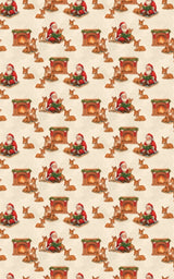 Santa’s Cozy Storytime - London Penny Gift Wrap