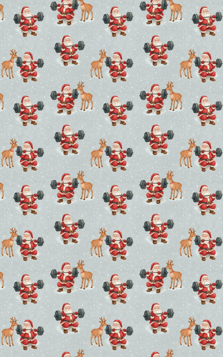 Ho-Ho Heavy Lifts - London Penny Gift Wrap