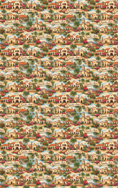 Santa Ana Mission Revival - London Penny Gift Wrap