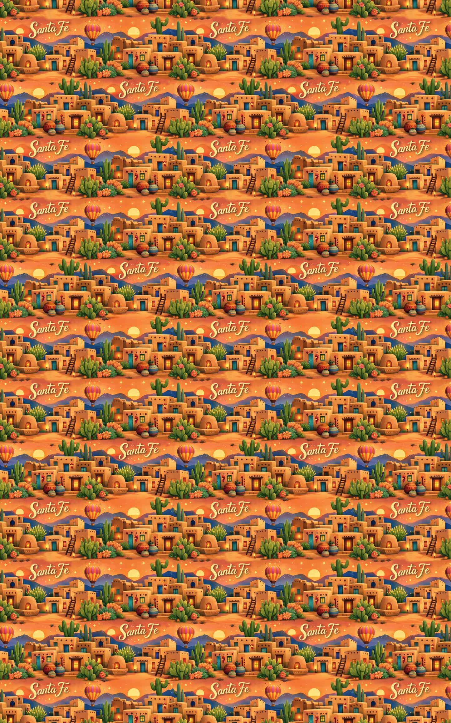 Santa Fe Adobe Sunset