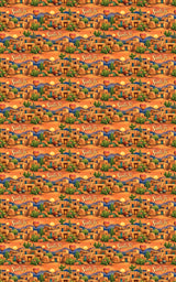 Santa Fe Adobe Sunset - London Penny Gift Wrap