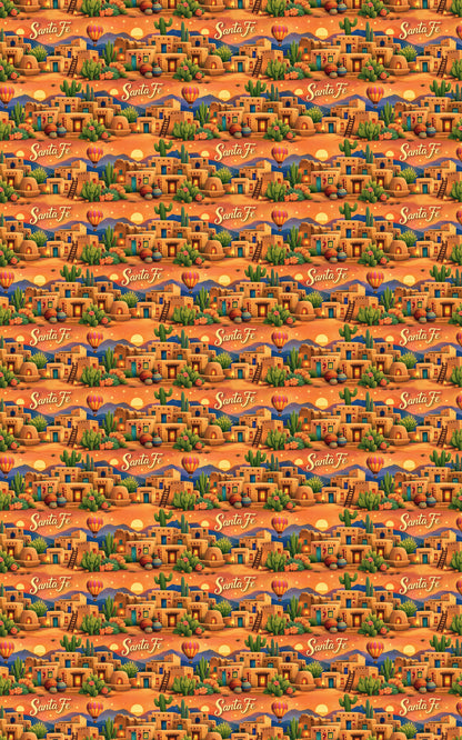 Santa Fe Adobe Sunset