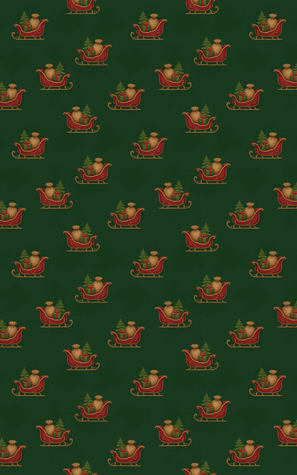 Santa Sleigh Pattern
