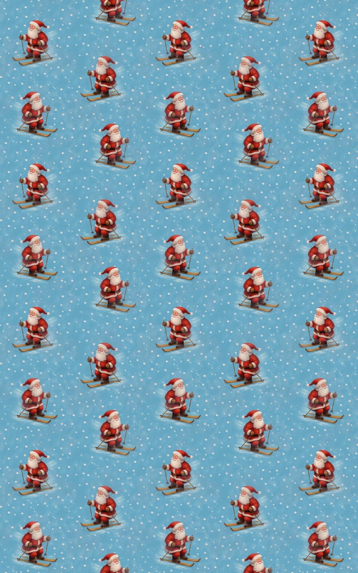 Santa's Glide - London Penny Gift Wrap