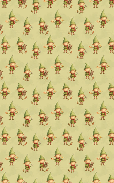Santa's Workshop - London Penny Gift Wrap