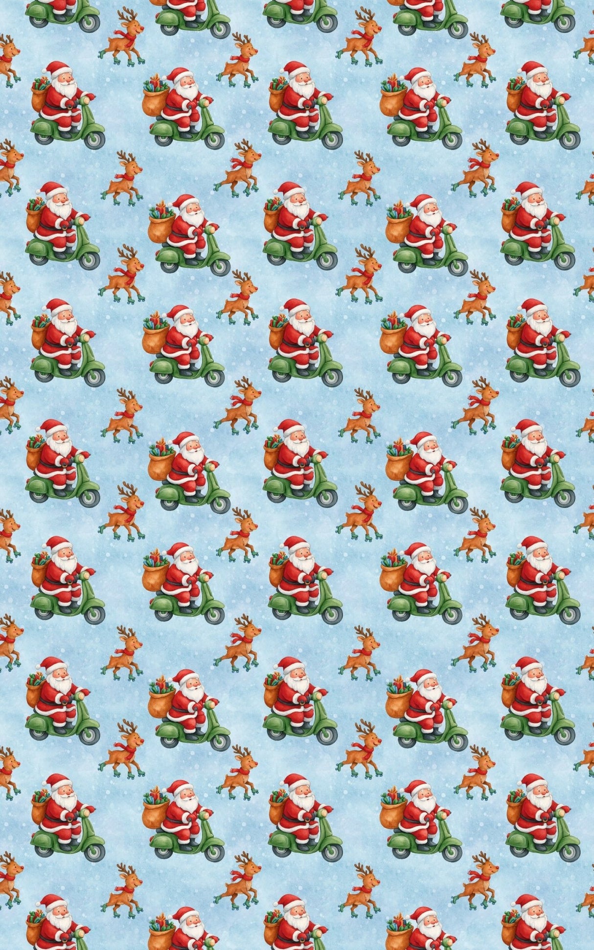 Rolling into Christmas - London Penny Gift Wrap
