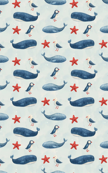Seas & Shores - London Penny Gift Wrap