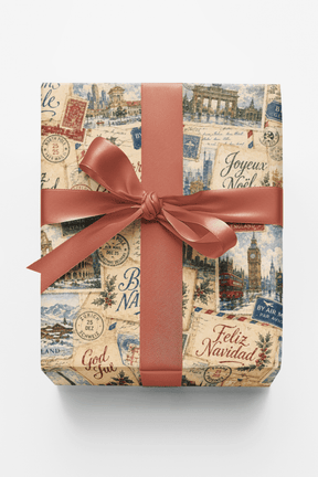 LIMITED TIME | Seasons Greetings International Wrapping Paper - London Penny Gift Wrap