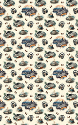 Seattle Rainier & Grunge - London Penny Gift Wrap