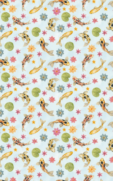 Serenade of Koi - London Penny Gift Wrap