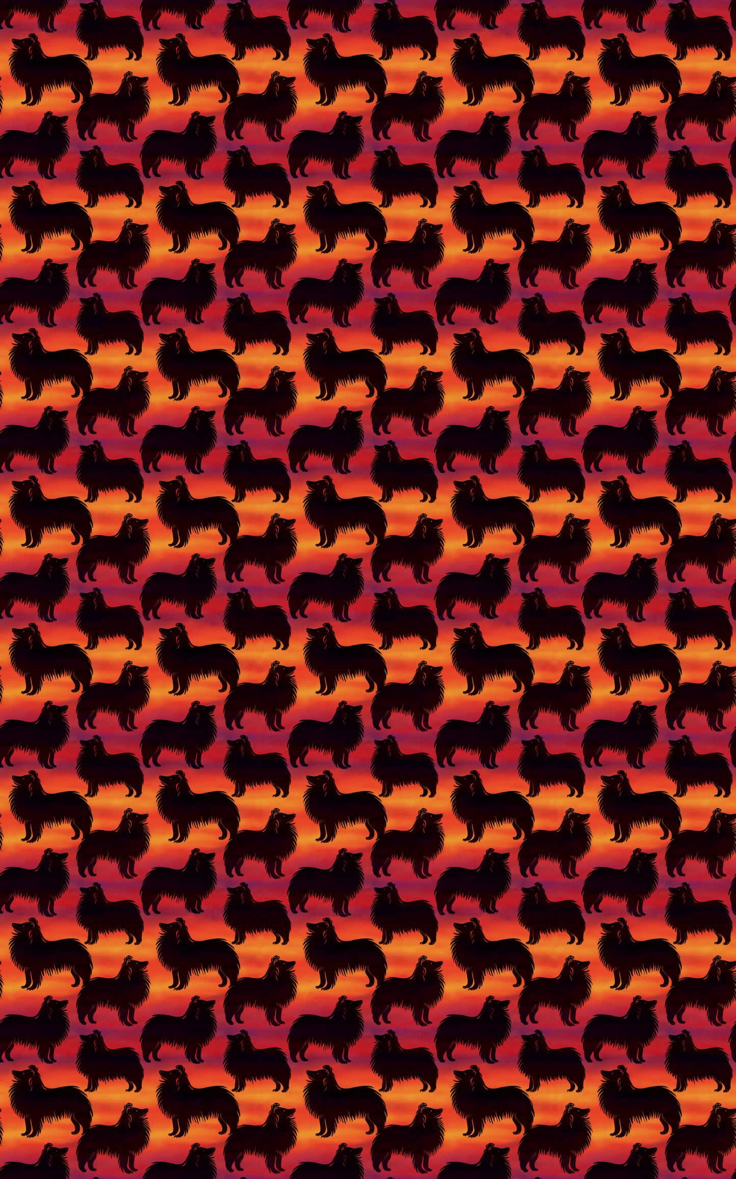 Shepherd Silhouette Sunset