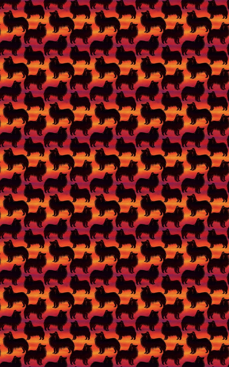 Shepherd Silhouette Sunset - London Penny Gift Wrap