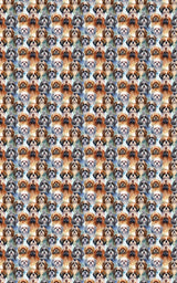 Festive Shih Tzu Frolic - London Penny Gift Wrap