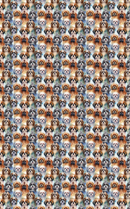 Festive Shih Tzu Frolic