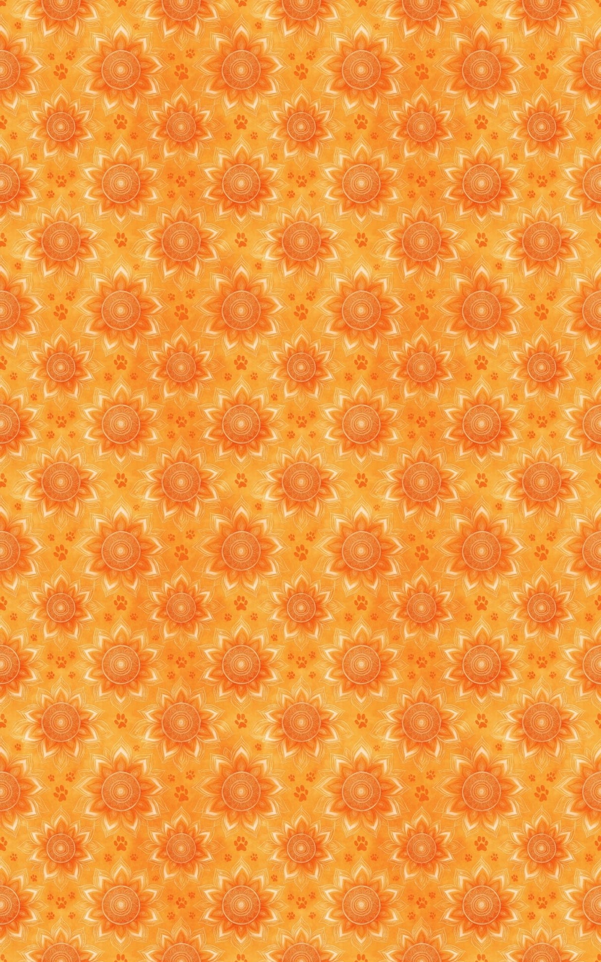 Shiba Sunrise Mandala - London Penny Gift Wrap