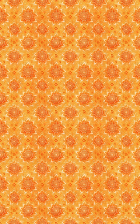 Shiba Sunrise Mandala - London Penny Gift Wrap