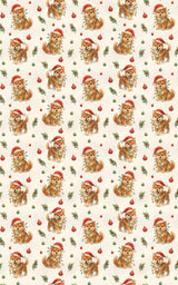Merry Shiba Lights - London Penny Gift Wrap