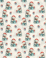 Polar Bear Cheer Sherpa Blanket - London Penny Gift Wrap