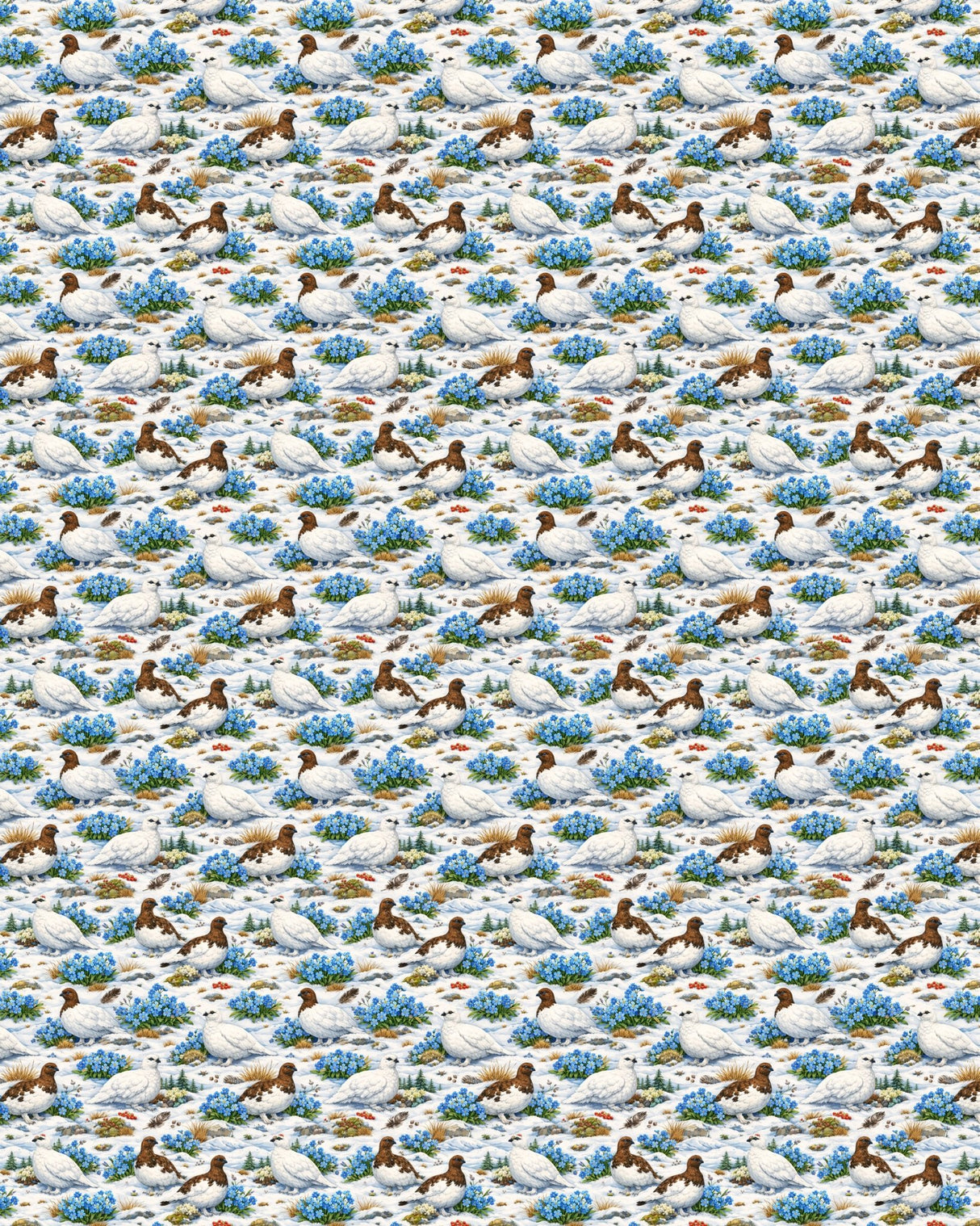 Alaska Flora & Fauna Sherpa Blanket - London Penny Gift Wrap