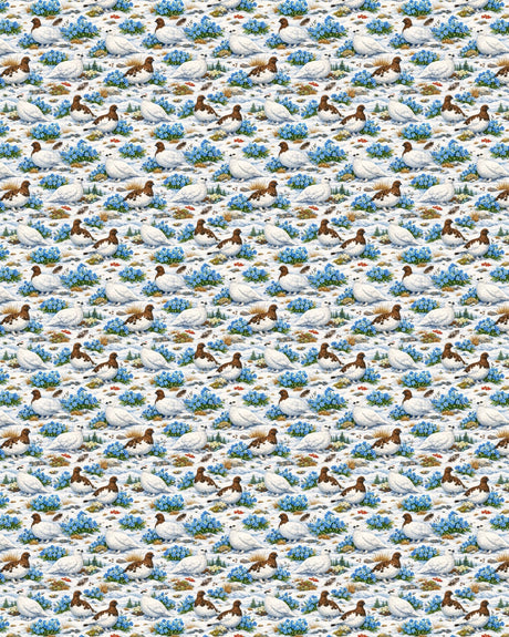Alaska Flora & Fauna Sherpa Blanket - London Penny Gift Wrap
