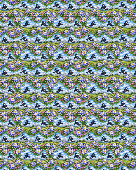 Colorado Flora & Fauna Sherpa Blanket - London Penny Gift Wrap