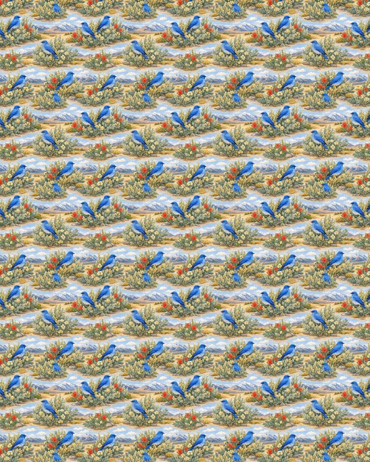 Nevada Flora & Fauna Sherpa Blanket - London Penny Gift Wrap
