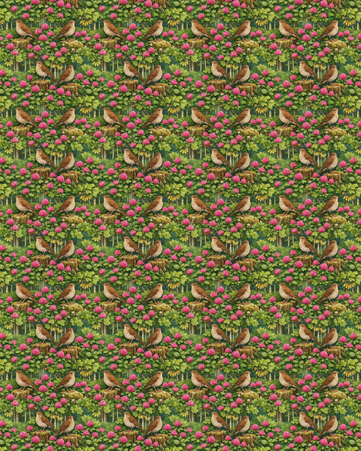 Vermont Flora & Fauna Sherpa Blanket - London Penny Gift Wrap