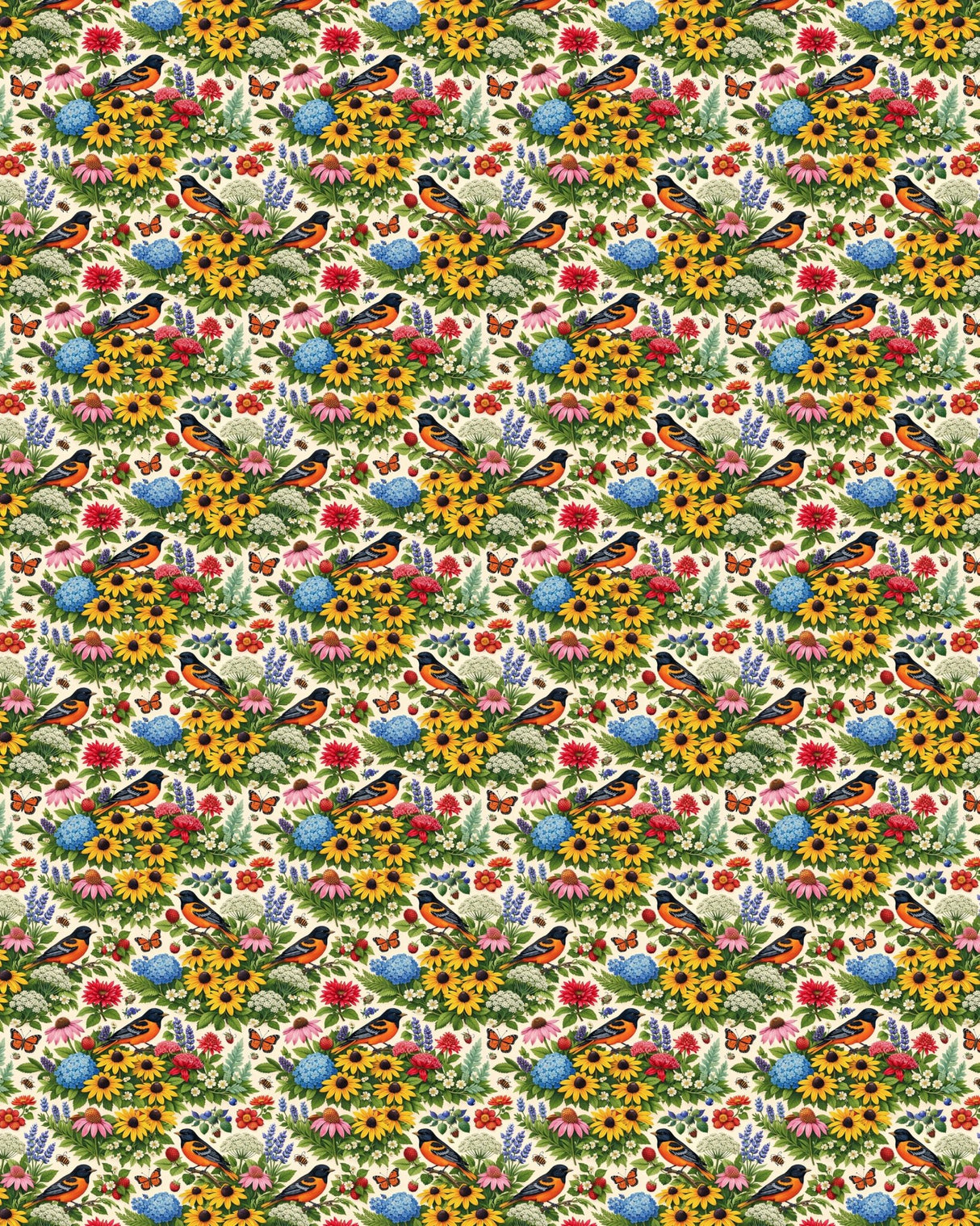 Maryland Flora & Fauna Sherpa Blanket - London Penny Gift Wrap