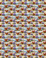 Rhode Island Flora & Fauna Sherpa Blanket - London Penny Gift Wrap