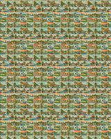 South Carolina Postcard Memories Sherpa Blanket - London Penny Gift Wrap
