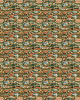 Wyoming Postcard Memories Sherpa Blanket - London Penny Gift Wrap