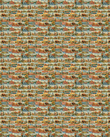 Oklahoma Postcard Memories Sherpa Blanket - London Penny Gift Wrap