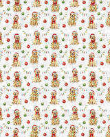 Twinkling Golden Pup Sherpa Blanket - London Penny Gift Wrap