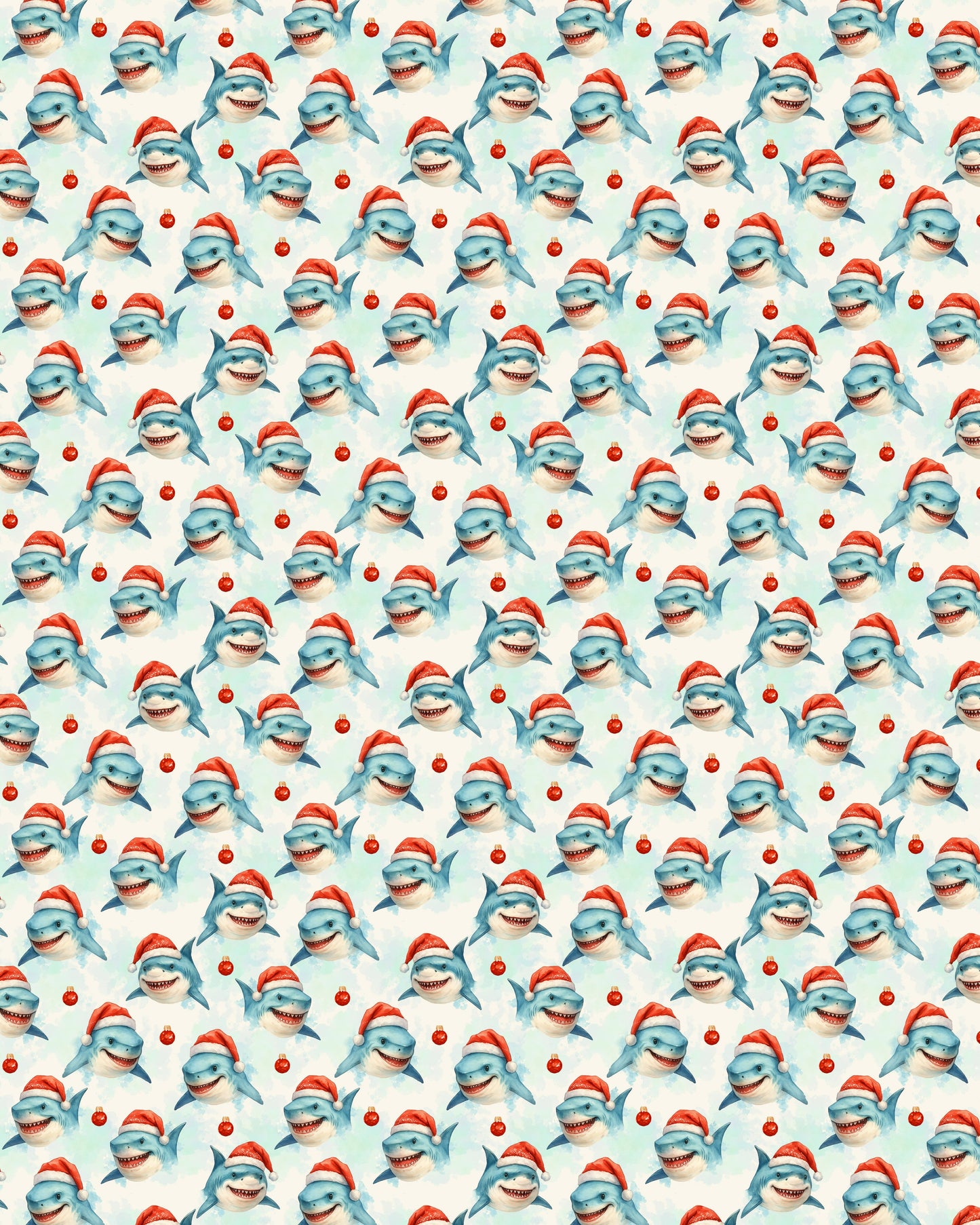 Festive Great Whites Sherpa Blanket