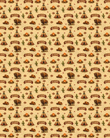 Oklahoma Western Prairie Sherpa Blanket - London Penny Gift Wrap